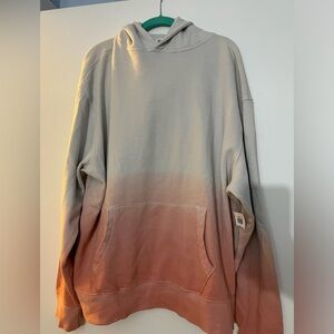 Oversized, ombré women’s hoodie.